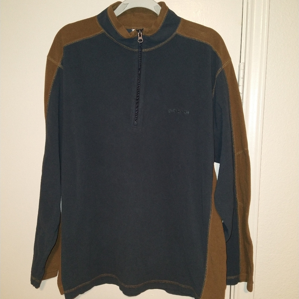 Columbia Fleece Quarter Zip Pullover Sweater Men's sz XL